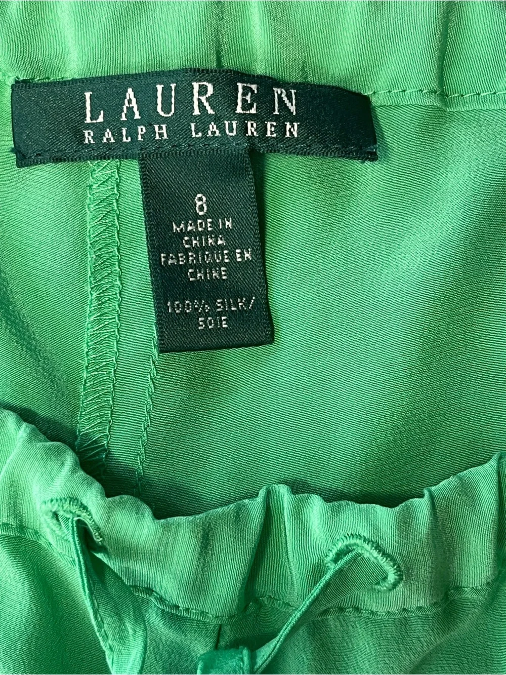Lauren Ralph Lauren Silk Pants Women 8